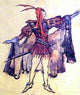 Constantin Alexeevich Korovin Costume Design Wall Decal