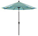 9' Aluminum Umbrella Auto Tilt Bronze, Seville Seaside