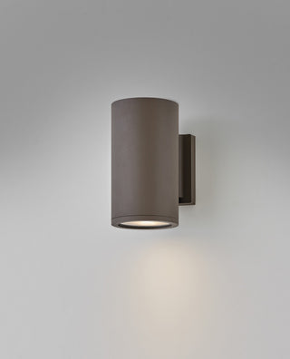 Hinkley Silo 8" Outdoor Down Light Wall Lantern, Architectural Bronze