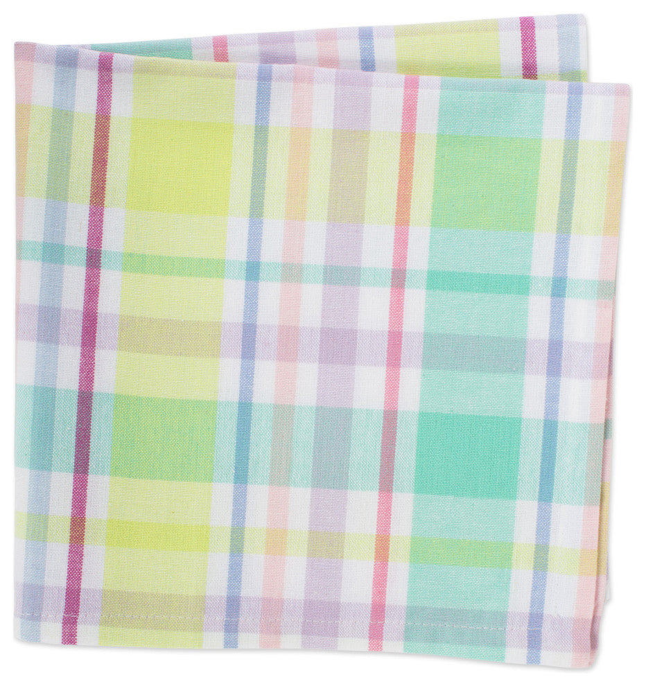 DII Spring Plaid Napkin, Set of 6