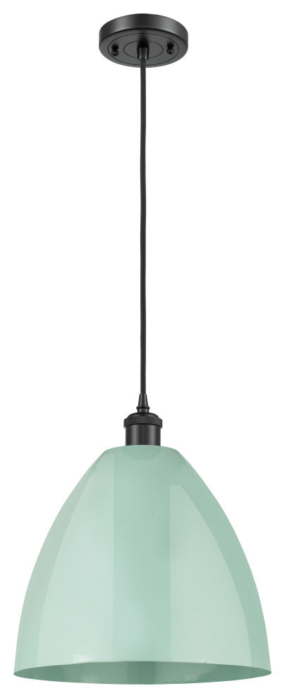 Innovations 516-1P-BK-MBD-12-SF-LED 1-Light Mini Pendant, Matte Black