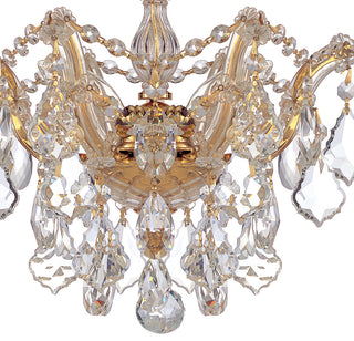 Crystorama Lighting Group 4430-CL-MWP Maria Theresa 3 Light 14"W - Polished