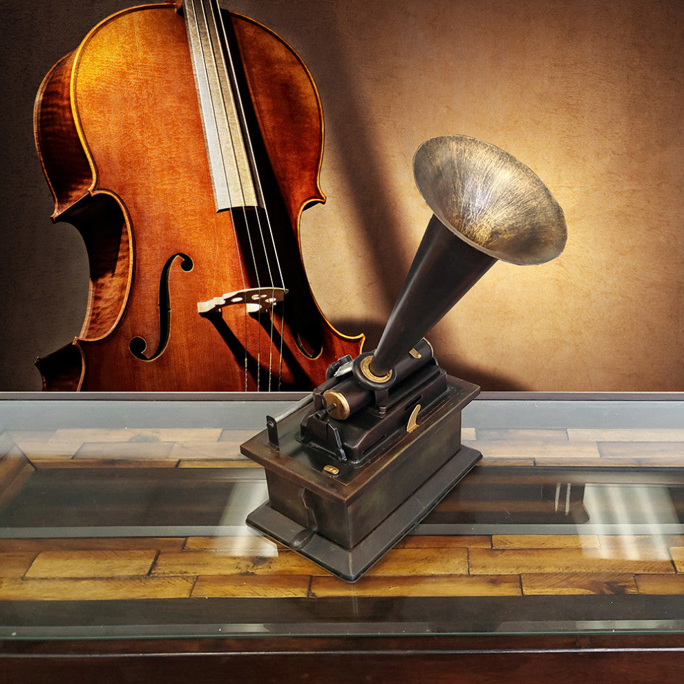 1901 Edison Standard Model A New Style Phonograph Display-Only metal Decor