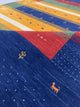 Navy Transitional Modern Gabbeh Area Rug