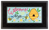 Welcome To Our Bee Hive Doormat Insert