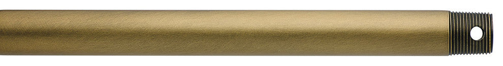 Kichler 360006NBR Fan Down Rod 72 Inch, Natural Brass Finish