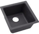 Elkay Luxe 15 3/4" One Bowl Drop In/Undermount Bar/Prep Kitchen Sink, ELX1616CH0