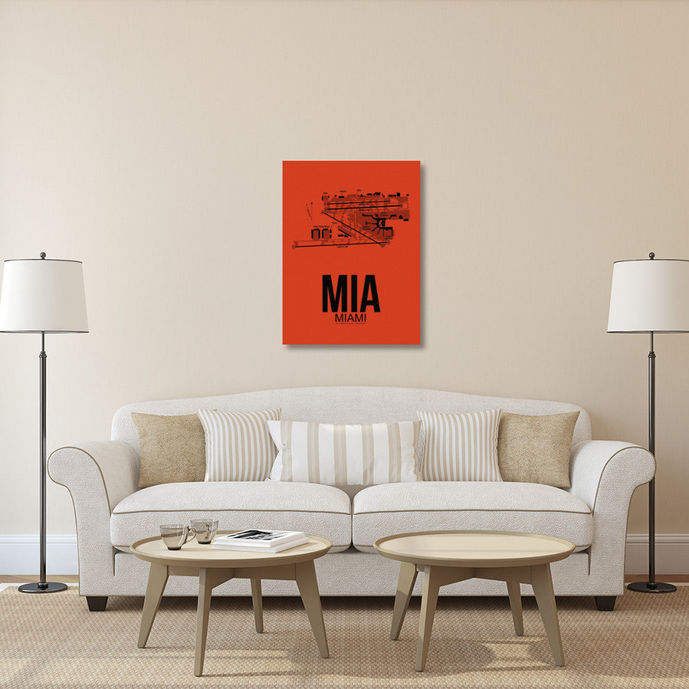 "MIA Miami Airport Orange" Fine Art Print