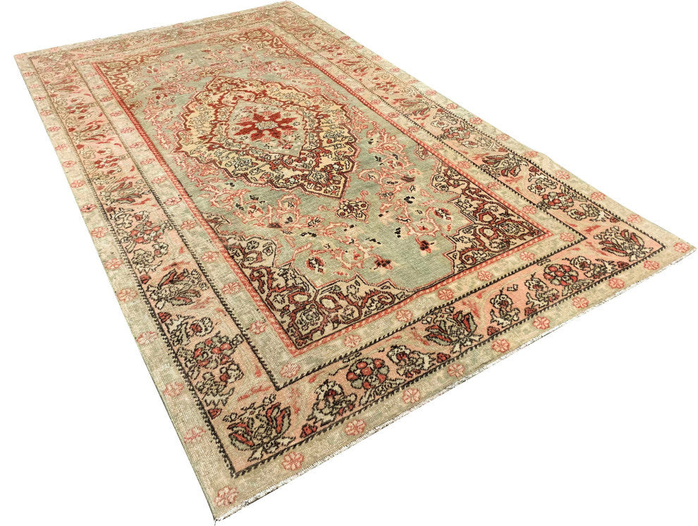 Vintage Oushak Rug, 4'2 X 6'11