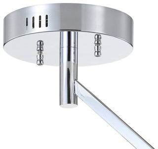 Owen 17.5" Dimmable Integrated Led Metal Semi-Flush Mount, Chrome
