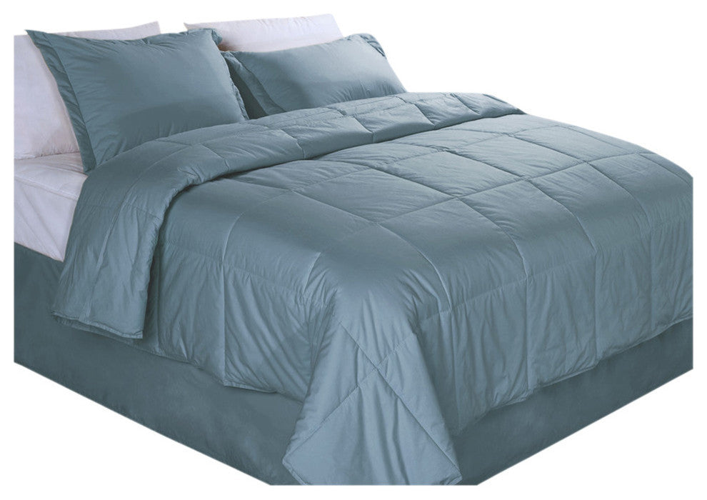 Cottonpure Sustainable Cotton Medium Warmth Breathable Hypoallergenic Comforter