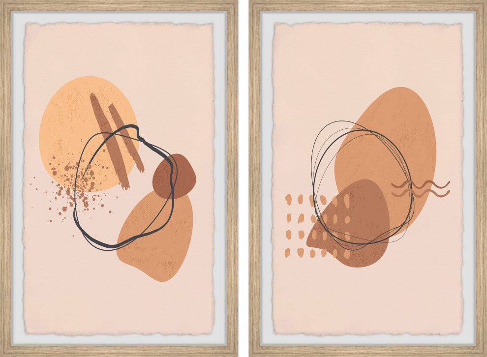 Out of Darkness Diptych, 2-Piece Set, 16x24 Panels