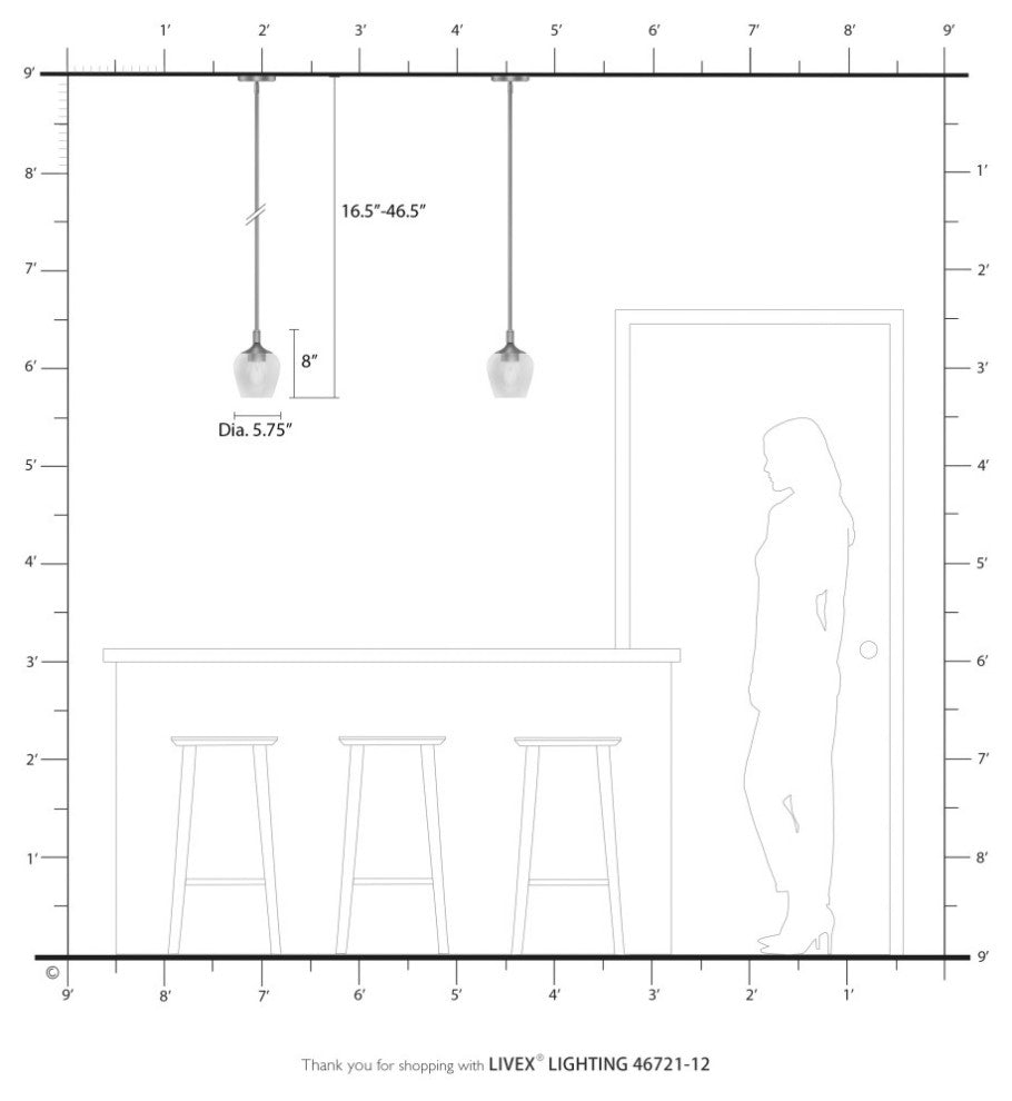 Willow 1 Light Satin Brass Single Pendant