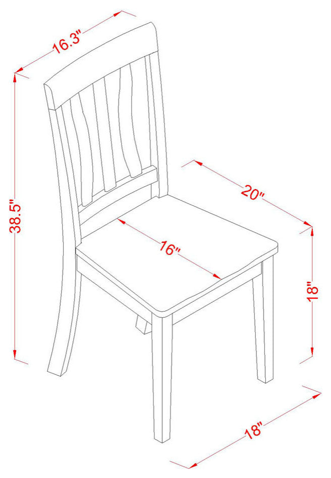 5 Pc Dinette Set Dinette Table And 4 Dining Chairs