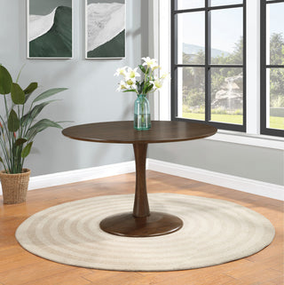 Holly Dining Table, Brown, 48" Diameter