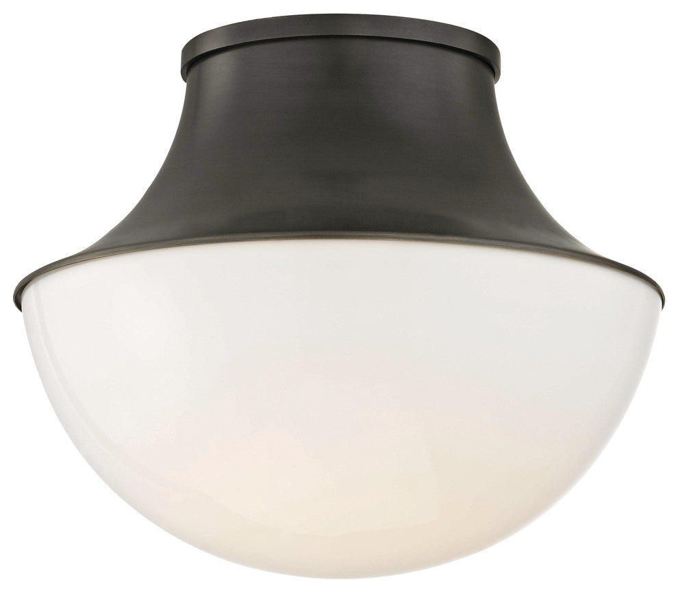 Lettie Small LED Flush Mount, Old Bronze
