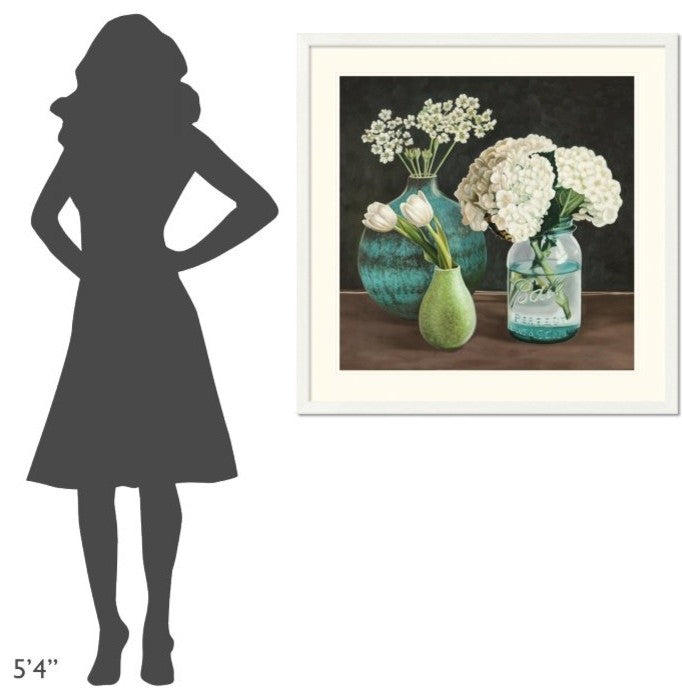 "Petit Fleuriste I" Framed Digital Print by Pierre Benson, 39x39"
