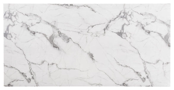 70.9" X 35.4" X 29.7" Stone And Brushed Atlas White Dining Table