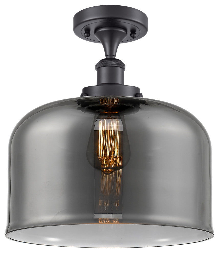 Innovations Lighting 916-1C-BK-G73-L X-Large Bell 1 Light Semi-Flush Mount