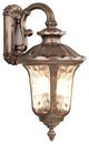 Livex 7663-50 3-Light MG Outdoor Wall Lantern, Moroccan Gold