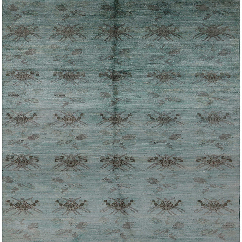 Ahgly Company Indoor Square Mid-Century Modern Area Rugs, 5' Square