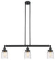 INNOVATIONS 213-BK-G513 3-Light Island Light Matte Black