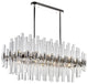 Miroir 16 Light Pool Table Light With Polished Nickel Finish