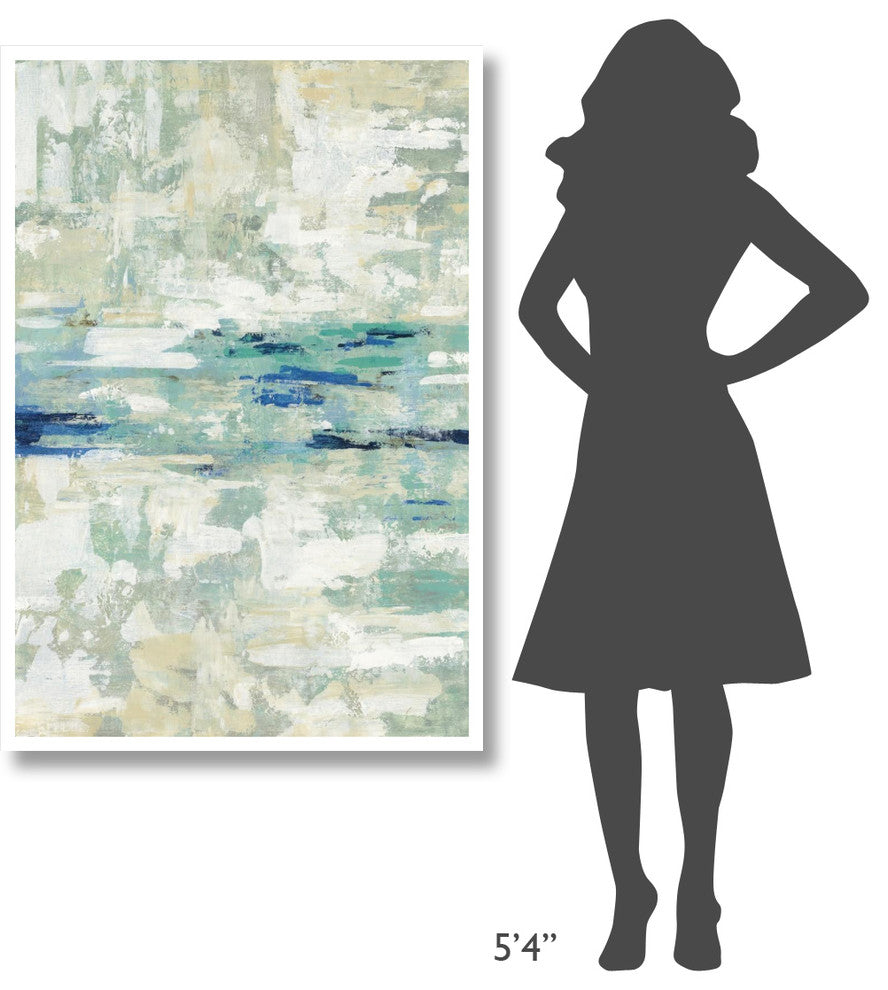 "Underwater Reflections II" Digital Paper Print by Silvia Vassileva, 34"x50"