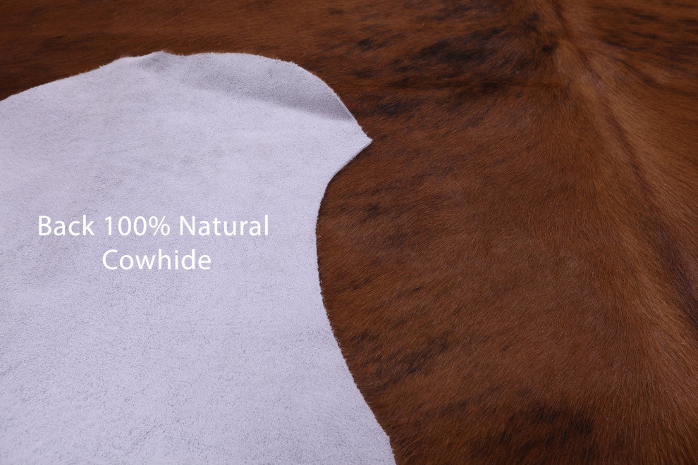 Organic Natural Hair-On Cowhide Area Rug 6' 5" X 5' 9" C2002