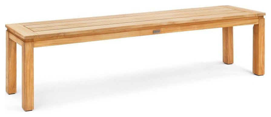 Winston All-Natural Teak Outdoor Dining Bench