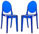 Casper Dining Chairs Set of 2, Blue