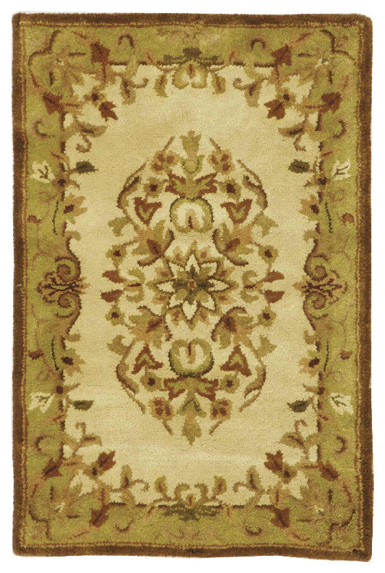 Safavieh Heritage Hg640A Beige, Green Area Rug