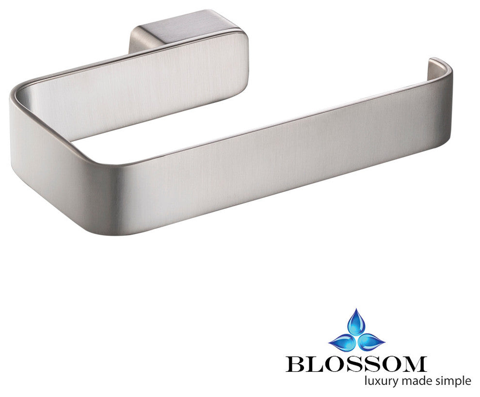 Blossom Toilet Tissue Holder, Brushed Nickel