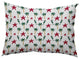 Christmas Beach Pattern Accent Pillow, Christmas Pink, 14"x20"
