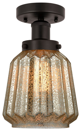 Chatham 1-Light 6.5" Semi-Flush Mount Oil Rubbed Bronze