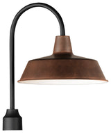 Maxim 35010 Pier M 20" Tall Post Light - Empire Bronze / Black