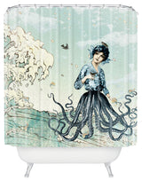 Belle13 Sea Fairy Shower Curtain