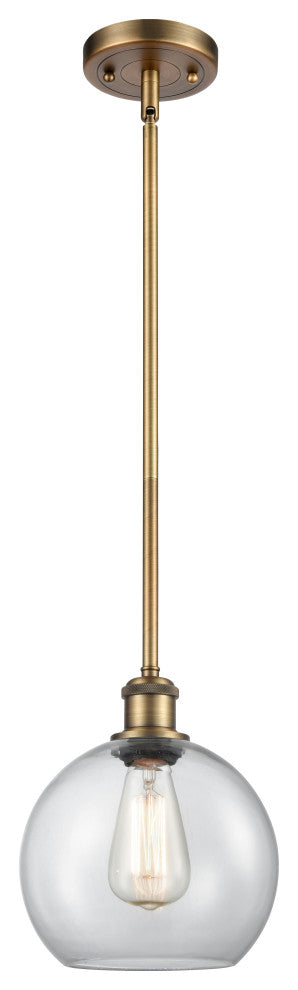 Innovations Lighting 516-1S-BB-G122-8-LED Athens 1 Light 8" Mini Pendant