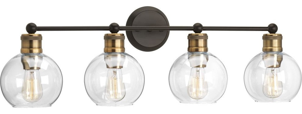 Hansford Collection 4-Light Bath and Vanity, Antique Bronze