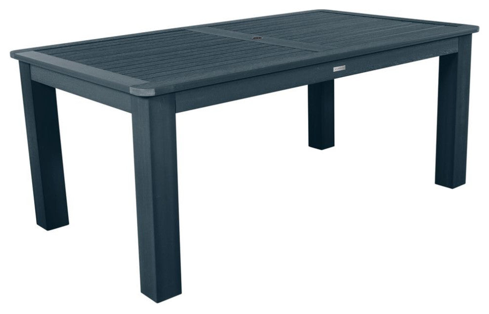 Rectangle Dining Table, Federal Blue