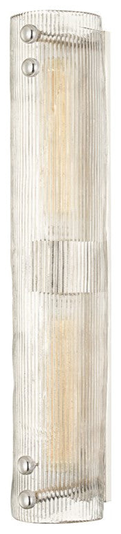 Hudson Valley Prospect Park 2 Light Wall Sconce 1423-PN, Polished Nickel