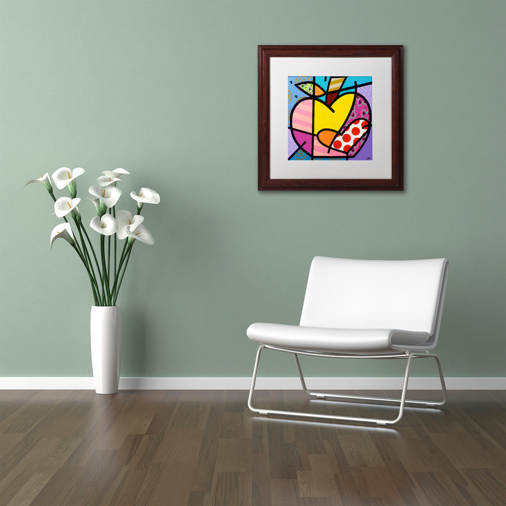 Roberto Rafael 'Big Apple IV' Matted Framed Art