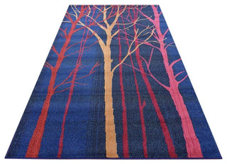 Rug Unique Loom Estrella Blue Rectangular 5' 0 x 8' 0