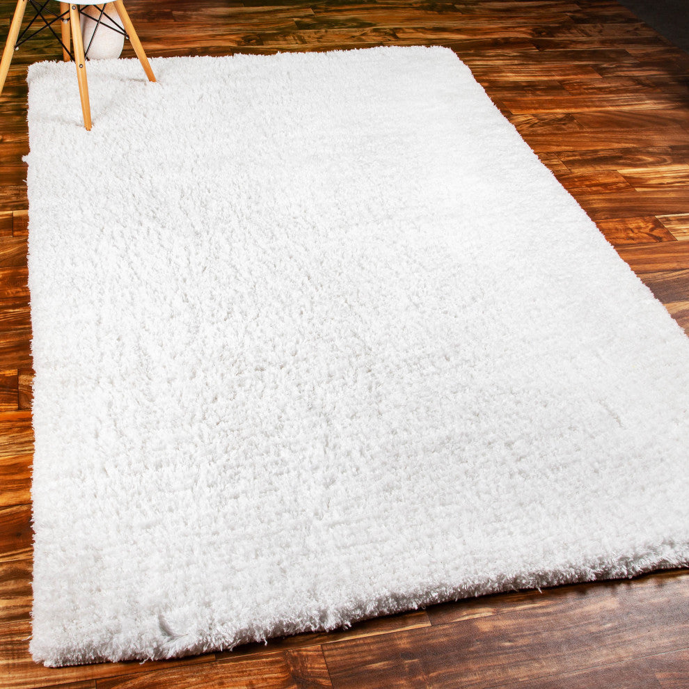 Hygee Cloud Shag Rug - White - 5' X 7'