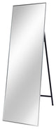 65 inch Rectangular Aluminum Framed Floor Wall Hanging Bedroom Mirror, Silver, 2