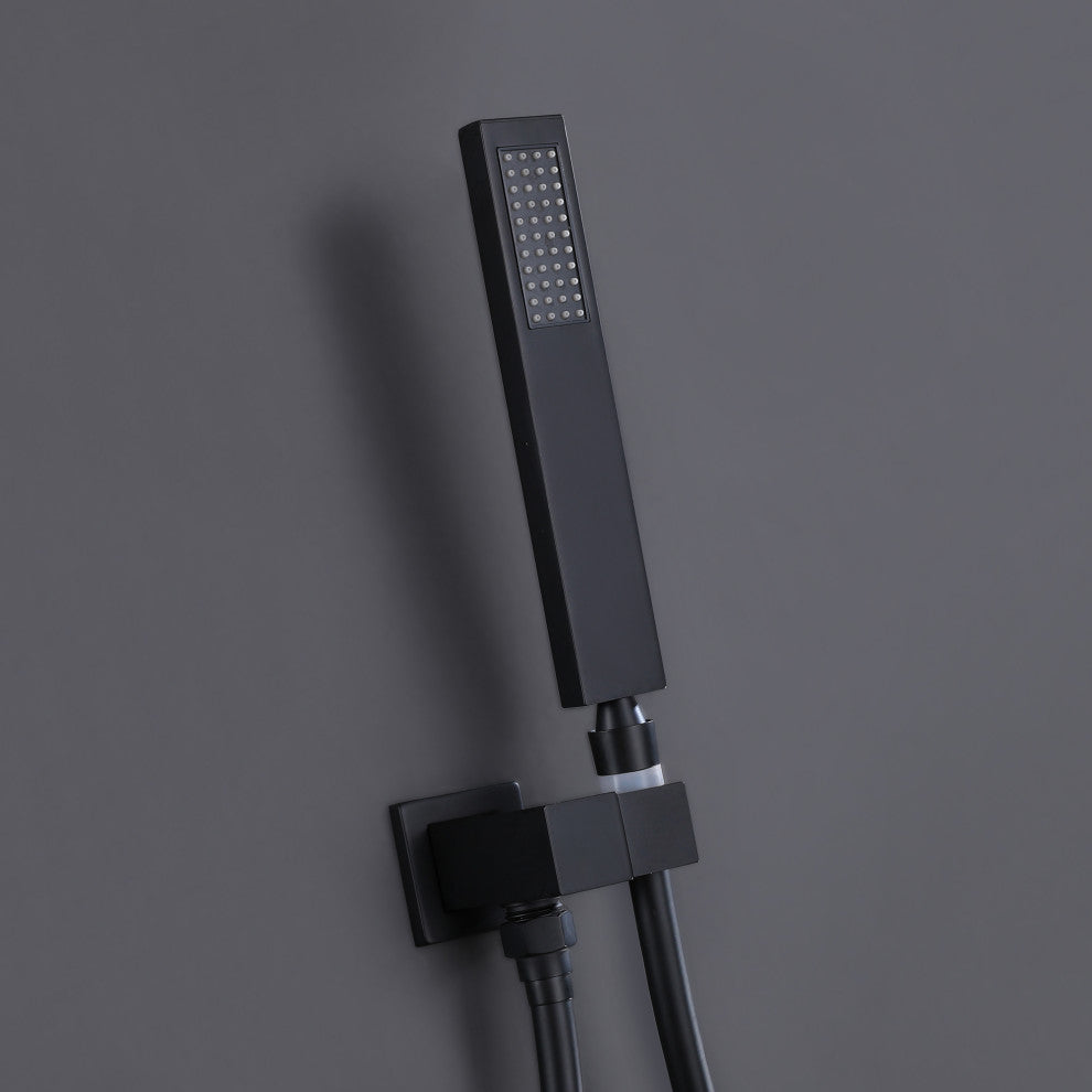 3-Function Pressure Balanced Shower System W/ Dual Handles & Rough-In Valve