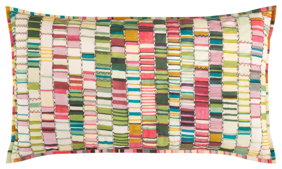 Penelope Stripe Multi Coverlet Sham