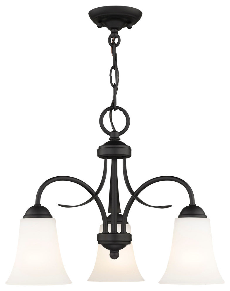 Ridgedale Convertible Chain-Hang and Ceiling Mount, Black