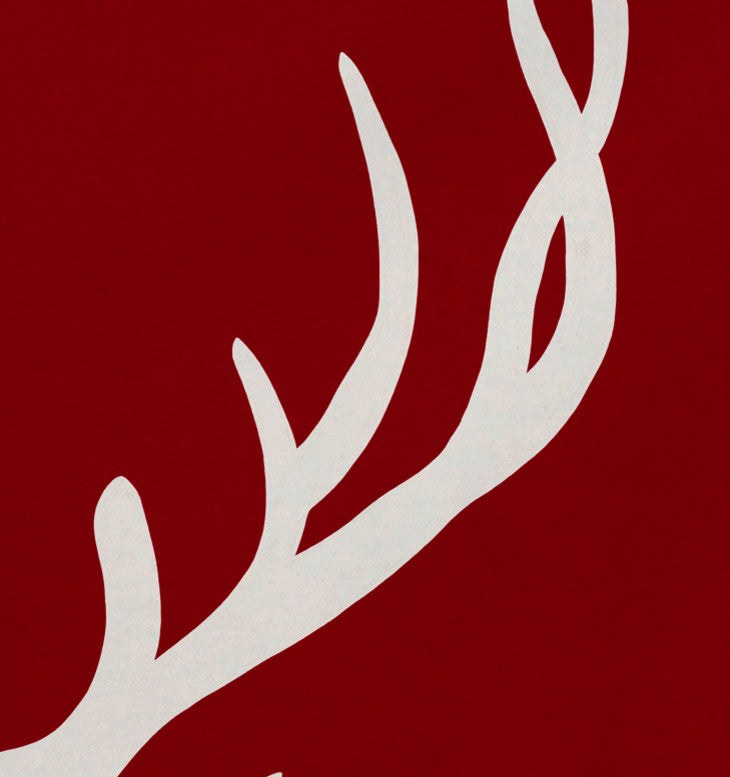 Cool Dude, Holiday Animal Print Placement, Red, Set of 4
