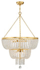 Crystorama Rylee Eight Light Chandelier 610-GA